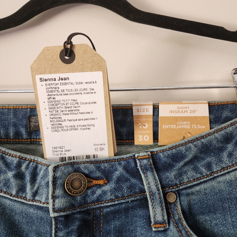 Prana Organic Cotton Sienna Skinny‎ Jeans In True Blue Size 30 NWT - Picture 6 of 11